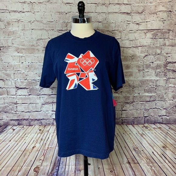 London Olympic 2012 Navy Crew Neck Tee - Picture 1 of 11